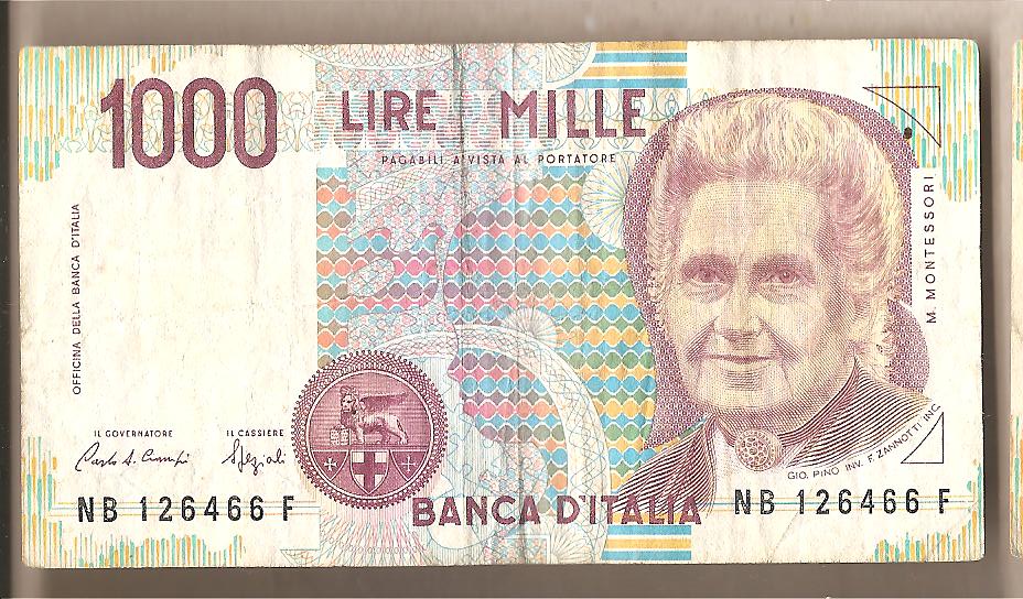 42585 - Nazione: Italia Serie: 1946~2001 Repubblica Italiana Num. catalogo: World Paper Money P-114a.2 Varianti: Clicca per visualizzare le varianti Emesso il