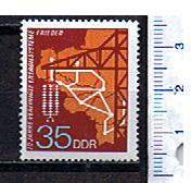 44214 - D.D.R.	1973-Yvert 1563  10 Anniversario del sistema di scambio di energia -  1 valori serie completa nuova