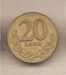 47243 - Albania - moneta circolata da 20 Leke - 2000