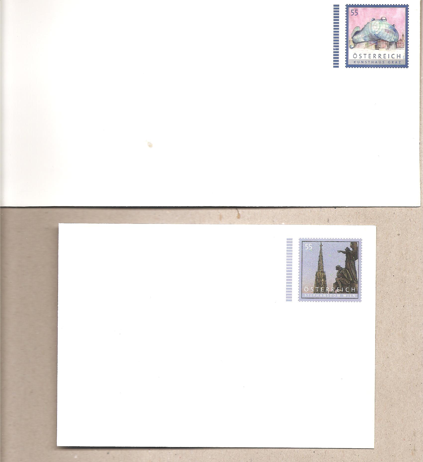 49493 - Austria - 2 buste postali nuove