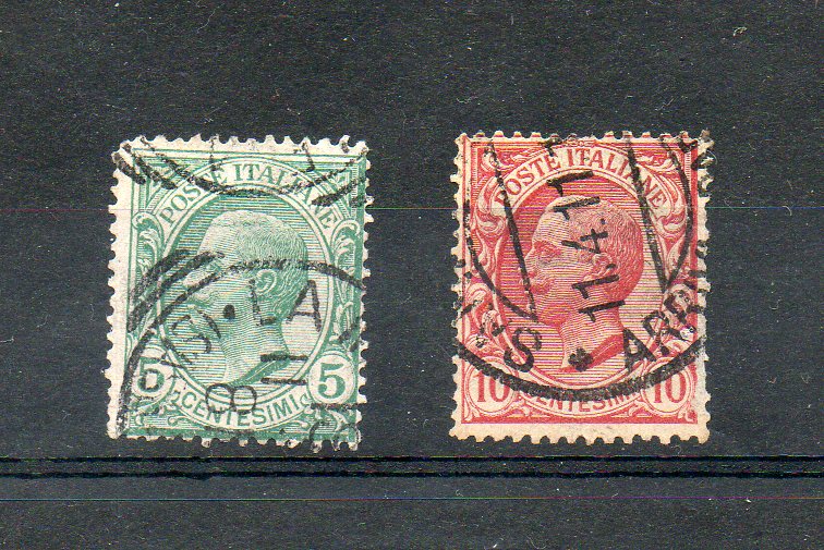 49653 - Francobolli / Europa / Italia / 3. 1861-1944 Regno / 1900-44 Vittorio Emanuele III / Usati  ITALIA REGNO 1906 - Effigie di V.E. III volta a sx. tipo