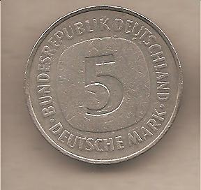 49674 - Germania - moneta circolata da 5 Marchi - 1975 Zecca J