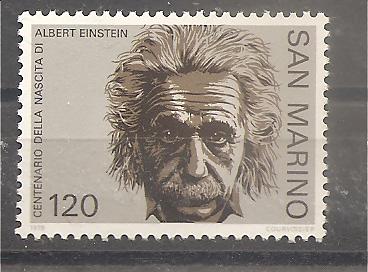 50338 - San Marino - serie completa nuova: Centenario della nascita di Albert Einstein - 1979 * G