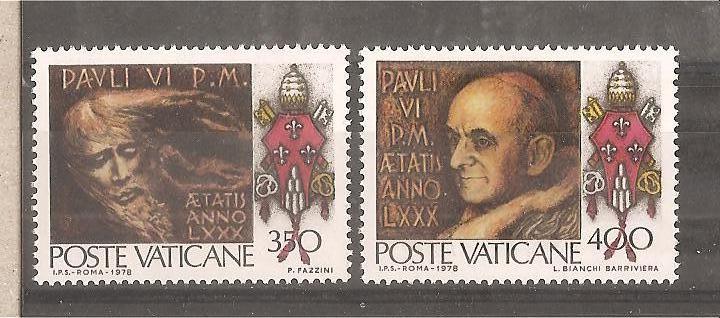 50367 - Vaticano - serie completa nuova: 80 genetliaco di Paolo VI - 1978 * G