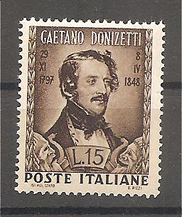 50444 - Italia - serie completa nuova: Centenario della morte di Gaetano Donizetti - 1948 * G