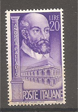 50457 - Italia - serie completa nuova: Restauro del Palazzo della Ragioe di Palladio - 1949 * G