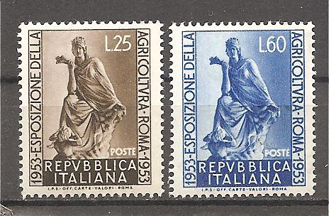 50509 - Italia - serie completa nuova: Esposizione Internazionale dell Agricoltura - 1953 * G