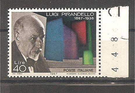 50549 - Italia - serie completa nuova: Centenario della nascita di Luigi Pirandello - 1967 * G