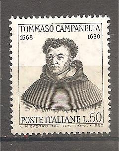 50605 - Italia - serie completa nuova: 4° Centenario della nascita di Tommaso Campanella - filosofo - 1968 * G