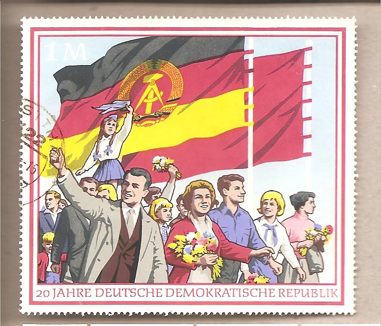 50780 - DDR - serie completa usata Michel 1508: The 20th Anniversary of DDR - 1969 * G