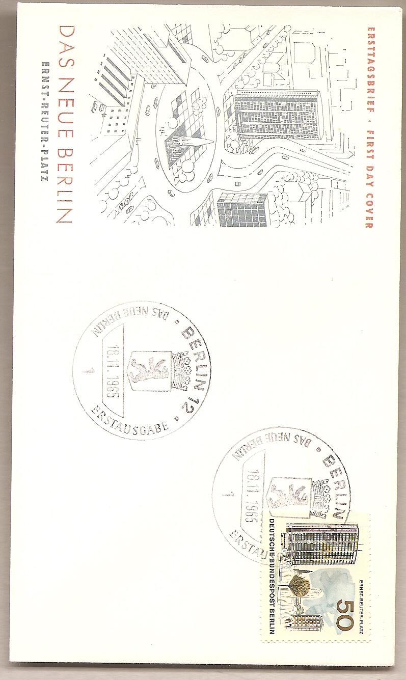 50936 - Berlino - busta FDC con annullo speciale: La Nuova Berlino Valore da 50 Pfg. - 1965