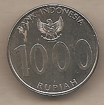 50966 - Indonesia - moneta circolata da 1000 Rupie - 2010