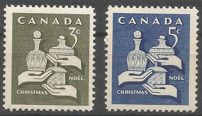 51197 - CANADA - 1965 - Natale - Serie compl. 2 val. nuovi - Michel : 387/388 - Yvert : 367/368 - (CAN001)