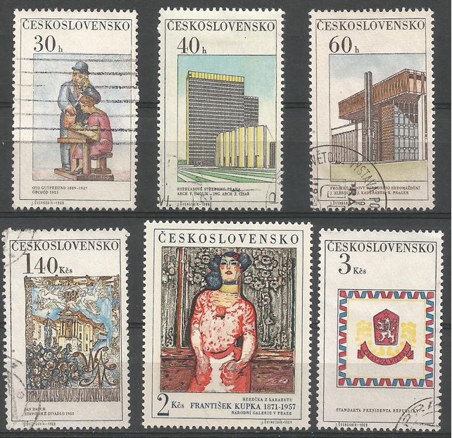 51251 - CECOSLOVACCHIA - 1967 - Esposizione filatelica internazionale - Serie compl. 6 val. - Michel : 1792/97 - Yvert : 1641/46 - (CEC013)