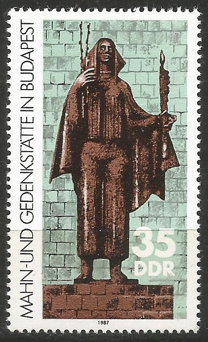 51393 - GERMANIA EST (D.D.R.) - 1987 - Monumento alle vittime di guerra - 1 val. cpl. nuovo - Michel : 3122 - Yvert : 2739 - (DDR005)