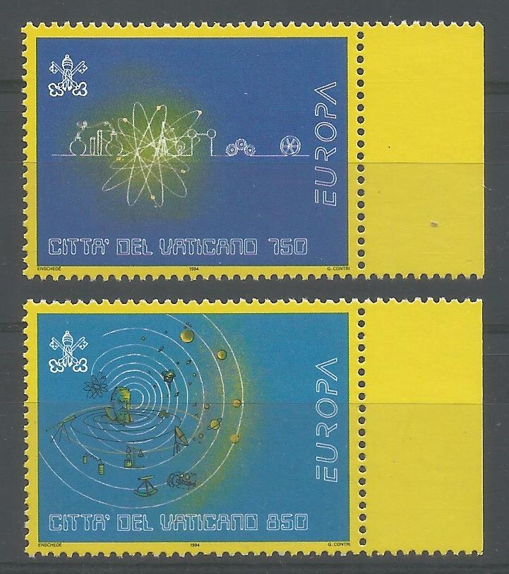 51674 - VATICANO - 1994 - Europa - Serie completa 2 val. nuovi - Unificato : 992/993 - VTC096