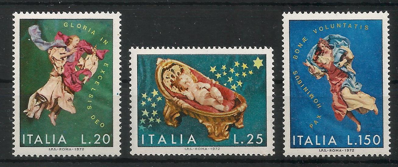 51912 - ITALIA - 1972 - Natale - 3 val. cpl. nuovi - Unificato : 1189/1191 - [ITA006]