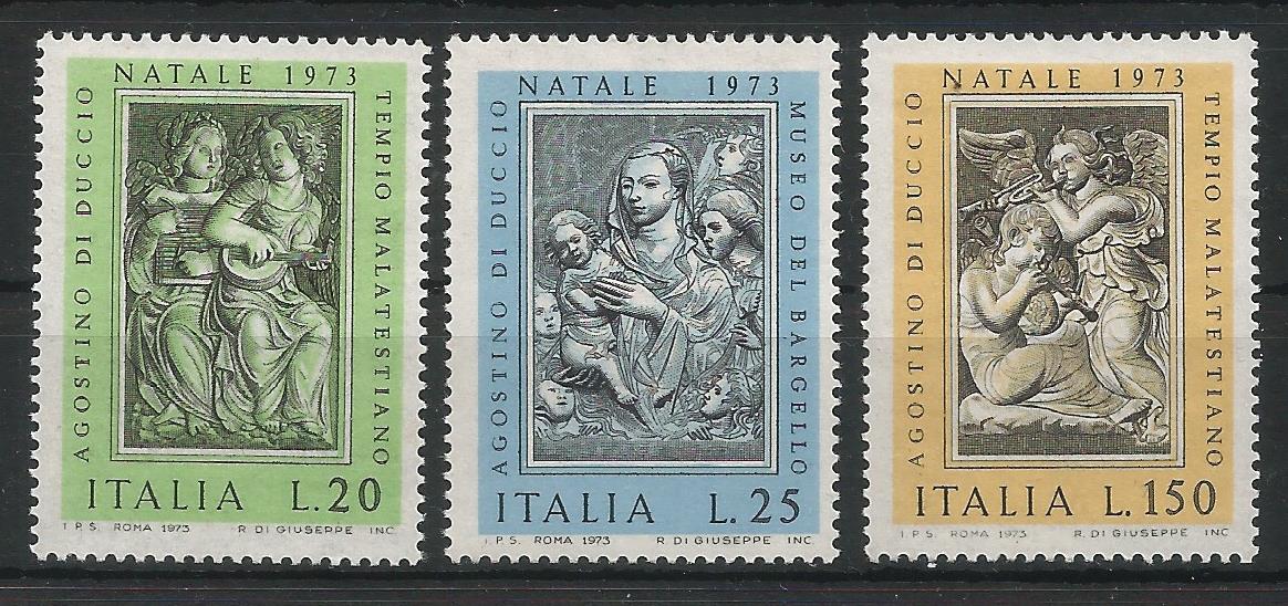 51913 - ITALIA - 1973 - Natale - 3 val. cpl. nuovi - Unificato : 1235/1237 - [ITA007]