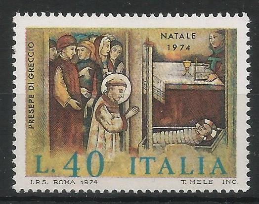 51914 - ITALIA - 1974 - Natale - 1 val. cpl. nuovo - Unificato : 1278 - [ITA008]