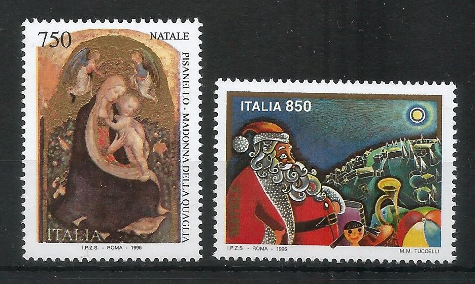 51923 - ITALIA - 1996 - Natale - 2 val. cpl. nuovi - Unificato : 2287/2288 - [ITA017]