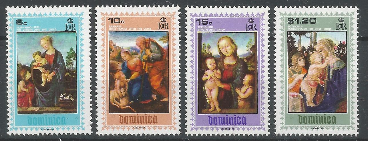 51926 - DOMINICA - 1969 - Natale - 4 val. cpl nuovi - Michel : 286/289 - Yvert : 282/285 - [DOM001]