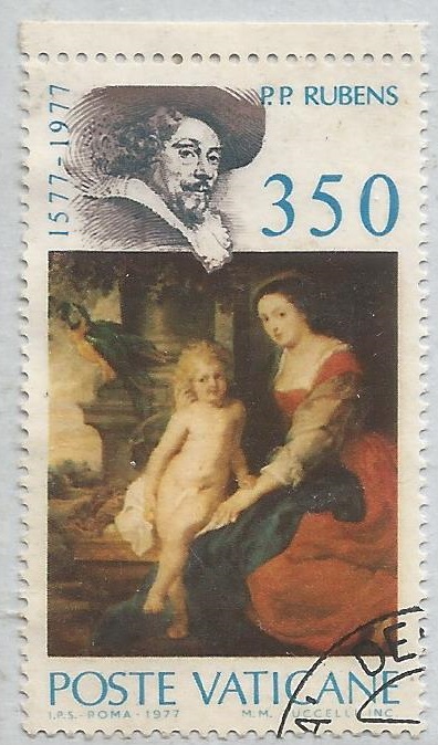 51939 - VATICANO - 1977 - P.P. Rubens - 1 valore cpl timbrato - Unificato : 632 - [SCV009]