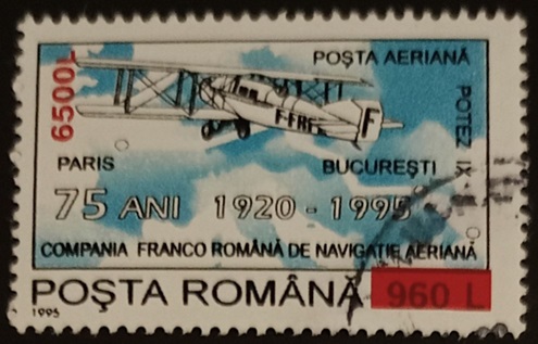 52107 - 1995 - Compagnia Aerea Franco Rumena L.6500  - usato