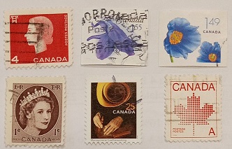 52123 - 6 francobolli usati