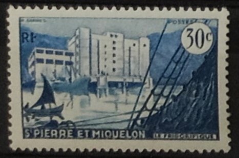 52194 - 1955 Saint Pierre et Miquelon  Frigorifique 30c - nuovo