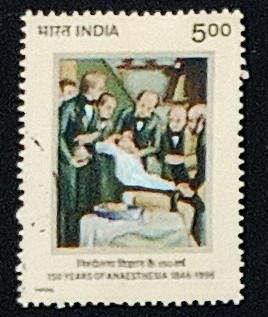 52497 - 1996 India 150 anni Anestesia 5,00 - usato