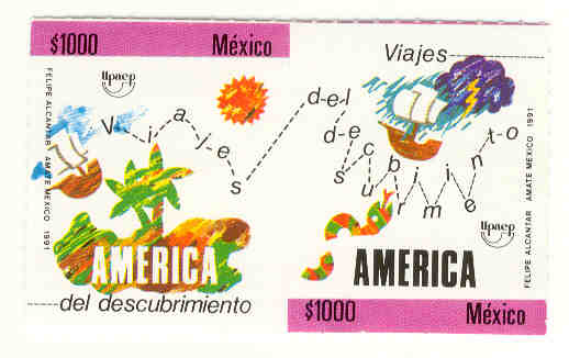 6565 - Messico 1991 - viaggio della scoperta dell