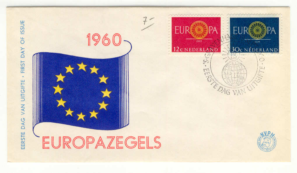 9301 - Olanda - busta Europa fdc 1960