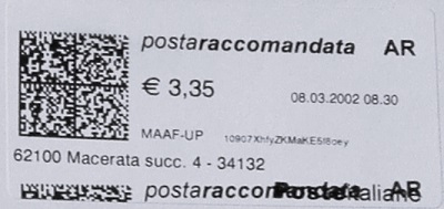 Raccomandata AR doppia stampa