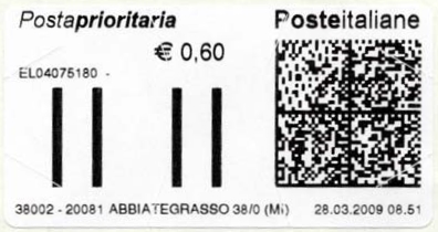 Olivetti - Prioritaria label 4
